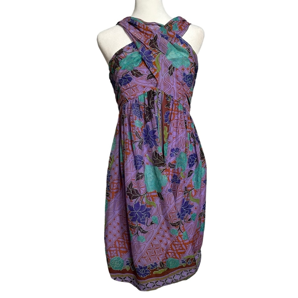 Vintage Nicole Miller Y2K Silk Bubble Dress
